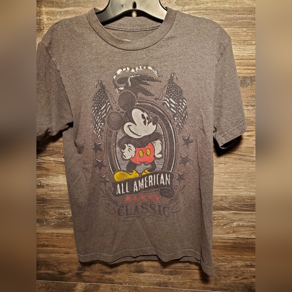 Disney Other - Disney Mickey Mouse All American Classic men's Small Shirt Vtg Style